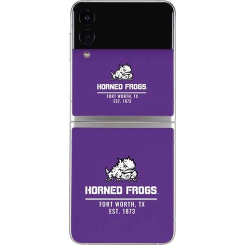 Texas Christian University Horned Frogs Fort Worth Galaxy Z Flip4 5G Skin